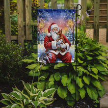 Load image into Gallery viewer, Red Miniature Pinscher with Santa Claus Garden Flag