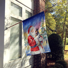 Load image into Gallery viewer, Miniature Pinscher with Santa Claus House Flag
