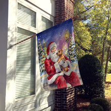 Load image into Gallery viewer, Norfolk Terrier with Santa Claus House Flag