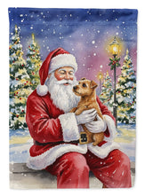 Load image into Gallery viewer, Norfolk Terrier with Santa Claus Garden Flag