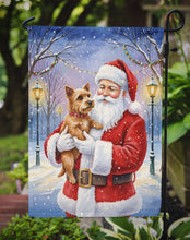 Load image into Gallery viewer, Norwich Terrier with Santa Claus Garden Flag