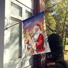 Load image into Gallery viewer, Pit Bull Terrier with Santa Claus House Flag
