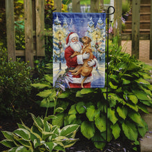 Load image into Gallery viewer, Rhodesian Ridgeback with Santa Claus Garden Flag