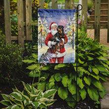 Load image into Gallery viewer, Rottweiler with Santa Claus Garden Flag
