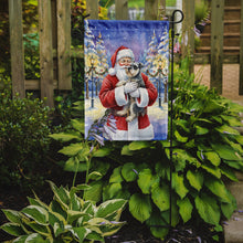 Load image into Gallery viewer, Schnauzer with Santa Claus Garden Flag
