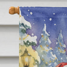 Load image into Gallery viewer, Vizsla with Santa Claus House Flag