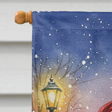 Load image into Gallery viewer, Welsh Springer Spaniel with Santa Claus House Flag