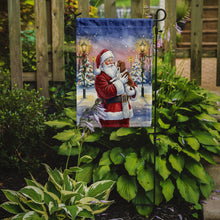 Load image into Gallery viewer, Welsh Springer Spaniel with Santa Claus Garden Flag