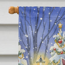 Load image into Gallery viewer, Westie with Santa Claus House Flag