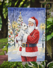 Load image into Gallery viewer, Westie with Santa Claus Garden Flag