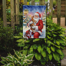 Load image into Gallery viewer, Abyssinian Cat with Santa Claus Garden Flag