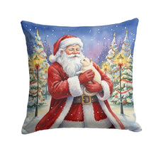 Load image into Gallery viewer, American Curl Cat with Santa Claus Throw Pillow