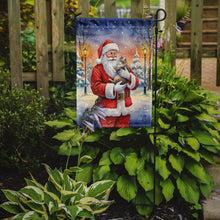 Load image into Gallery viewer, American Shorthair Cat with Santa Claus Garden Flag