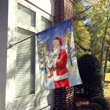 Load image into Gallery viewer, Balinese Cat with Santa Claus House Flag