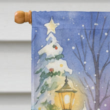 Load image into Gallery viewer, Balinese Cat with Santa Claus House Flag