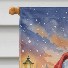 Load image into Gallery viewer, Bengal Cat with Santa Claus House Flag