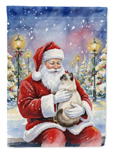 Load image into Gallery viewer, Birman Cat with Santa Claus House Flag