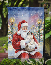 Load image into Gallery viewer, Birman Cat with Santa Claus Garden Flag