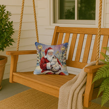 Load image into Gallery viewer, Birman Cat with Santa Claus Throw Pillow