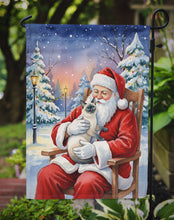 Load image into Gallery viewer, Blue Point Cat with Santa Claus Garden Flag