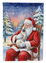 Load image into Gallery viewer, Blue Point Cat with Santa Claus Garden Flag