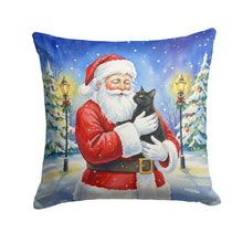 Load image into Gallery viewer, Bombay Cat with Santa Claus Throw Pillow