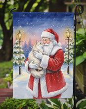 Load image into Gallery viewer, Burmilla Cat with Santa Claus Garden Flag