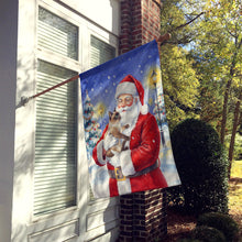 Load image into Gallery viewer, Chocolate Point Cat with Santa Claus House Flag