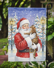 Load image into Gallery viewer, Classic Tabby Brown Cat with Santa Claus Garden Flag
