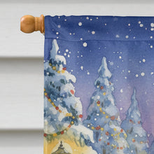 Load image into Gallery viewer, Dilute Tortoiseshell Cat with Santa Claus House Flag