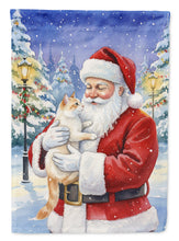 Load image into Gallery viewer, Flame Point Cat with Santa Claus House Flag