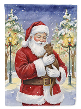 Load image into Gallery viewer, Havana Cat with Santa Claus House Flag