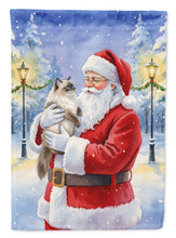 Load image into Gallery viewer, Himalayan Cat with Santa Claus House Flag