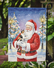Load image into Gallery viewer, Japanese Bobtail Cat with Santa Claus Garden Flag