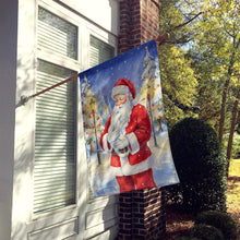 Load image into Gallery viewer, Khao Manee Cat with Santa Claus House Flag