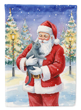 Load image into Gallery viewer, Korat Cat with Santa Claus House Flag