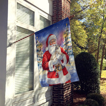Load image into Gallery viewer, Lynx Point Cat with Santa Claus House Flag