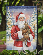 Load image into Gallery viewer, Mackerel Tabby Brown Cat with Santa Claus Garden Flag