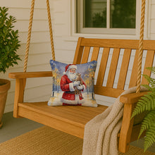Load image into Gallery viewer, Malayan Cat with Santa Claus Throw Pillow