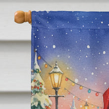 Load image into Gallery viewer, Orange Mackerel Tabby Cat with Santa Claus House Flag