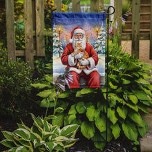 Load image into Gallery viewer, Orange Mackerel Tabby Cat with Santa Claus Garden Flag
