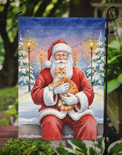 Load image into Gallery viewer, Orange Mackerel Tabby Cat with Santa Claus Garden Flag