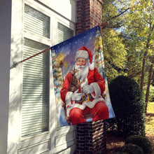 Load image into Gallery viewer, Oriental Shorthair Cat with Santa Claus House Flag