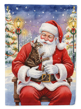 Load image into Gallery viewer, Oriental Shorthair Cat with Santa Claus House Flag