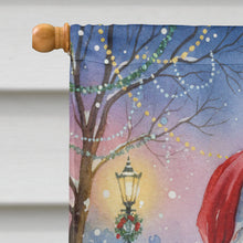 Load image into Gallery viewer, Persian Black Cat with Santa Claus House Flag