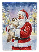 Load image into Gallery viewer, Ragdoll Bicolor Cat with Santa Claus Garden Flag