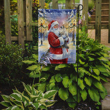 Load image into Gallery viewer, Ragdoll Blue Point Cat with Santa Claus Garden Flag