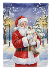 Load image into Gallery viewer, Ragdoll Cat with Santa Claus House Flag