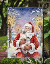 Load image into Gallery viewer, Ragdoll Seal Point with Santa Claus Garden Flag