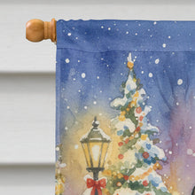 Load image into Gallery viewer, Siamese Cat with Santa Claus House Flag